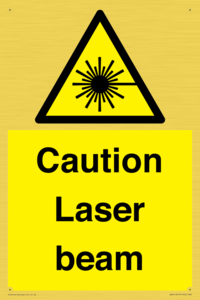 Caution Laser beam